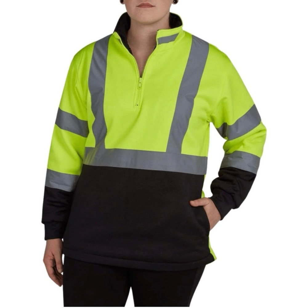 Utility Pro Women’s High Visibility Dual Tone Zip Up Long Sleeve Soft Shell